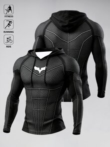 Gym Rark 男士長袖抽繩連帽時尚運動衛衣 - 彩色 - 查看 1