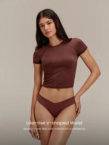 GLOWMODE 5-Pack Weekend Mode V-Cut Low-Rise Seamless Thongs Daily Casual Wear - Multicolor - View 3