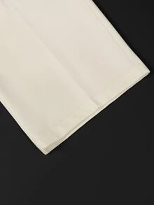 HUEFORM 男士咖啡棕色西裝褲，寬鬆休閒百搭商務通勤直筒長褲，正式老錢風 - 米色 - 查看 7