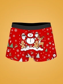 Notgurli Men's Fashion Printed Boxer Briefs (1pc Set) - Multicolor - View 1