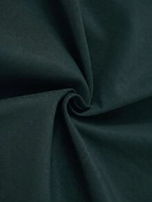 TaskEZ Navy Blue Long Sleeve Zip-Up Crew Neck Large Pocket Convenient Practical Comfortable Daily Scrub Uniform Jacket - Dark Green - View 7
