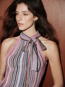 Anewsta Áo tank top cổ yếm nữ, áo tiệc sang trọng cao cấp - Nhiều màu - Xem 6