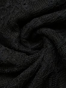 Balvessa Women's Elegant Lace Waist-Cinched Party Dress - Black - View 5
