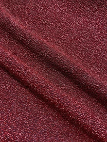 Franclia Burgundy Shiny High Waist Mini Skirt For Women, Anti-Exposure Lining Bodycon A-Line Skirt For Party And Banquet - Burgundy - View 3