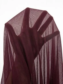 Firerie Plus Size Women's Solid Color V-Neck Casual Daily Summer Dress - Red Violet - View 6