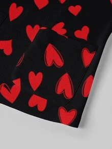 TaskEZ Bộ đồng phục scrub 2 món cho nữ, họa tiết trái tim, Valentine's Day - Nhiều màu - Xem 5