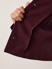 Willow Rêve Chaqueta ajustada marrón para mujer con botones metálicos - Marrón - Ver 7
