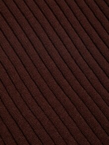 Sweetra Plus Size Women's Turtleneck Sweater, Long Sleeve Vertical Ribbed Knit Pullover, Slim Fit Stretch Solid Color Basic Fall Winter Top, Available In Whit - Multicolor - View 11