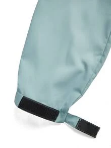 SHEIN BASICS Women's Solid Color Long Sleeve Hooded Jacket And Pants Casual Daily Sports Set - Mint Green - View 12