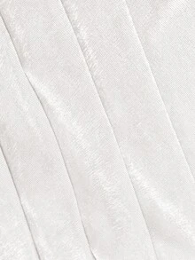 TaskSense 亮面高級垂墜女款休閒日常通勤百搭翻領長袖緊身連身衣 - 白色 - 查看 5