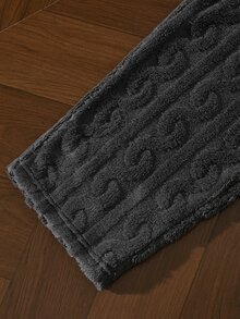 EverLounge طقم ملابس منزلية كاجوال رجالي من قماش جاكار مخملي - متعدد الألوان - مشاهدة 4