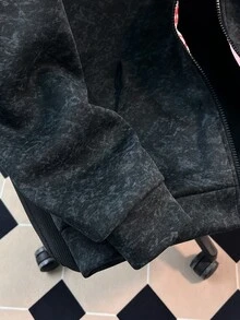 SHEIN 青少年女孩 Y2K 休閒街頭風連帽衛衣外套 2000年代風格 返校季女款秋季海灘畢業季白色夾克 - 彩色 - 查看 4
