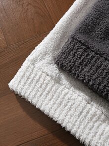 EverLounge Bộ đồ mặc nhà nam 2 món áo lông xù phong cách thường ngày - Nhiều màu - Xem 4