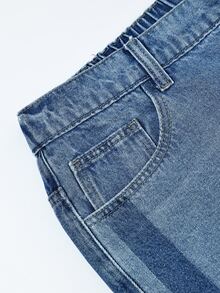 GlowEve CURVE Plus Size Women Straight Leg Loose Casual Versatile Denim Jeans - Multicolor - View 5