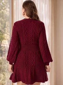 Rosumi Women's Plus Size Lace Patchwork Pullover Sweatshirt Winter Clothes For Women Winter Dresses Winter Clothes Winter Outfit For Women Christmas - Beige - View 3