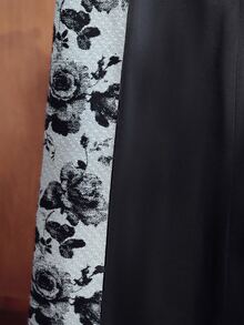 MOTF PREMIUM FASHION WOMEN'S JACQUARD LONG SLEEVE JACKET - Black and White - View 9