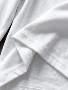 SHEIN 女童 4件組 高領針織休閒 T-冬衫 高領 T-shirt 女孩秋季服飾 適合日常休閒穿著 - 白色 - 查看 9