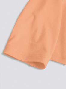 EMERY ROSE Christmas A Large-Sized Wine-Red Round-Neck Long-Sleeved T-Shirt, Comfortable And Versatile Fall - Apricot - View 4