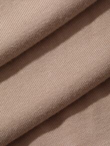 DAZY 3-Piece Minimalist Solid Color Women's Pajama Set - Khaki - View 7