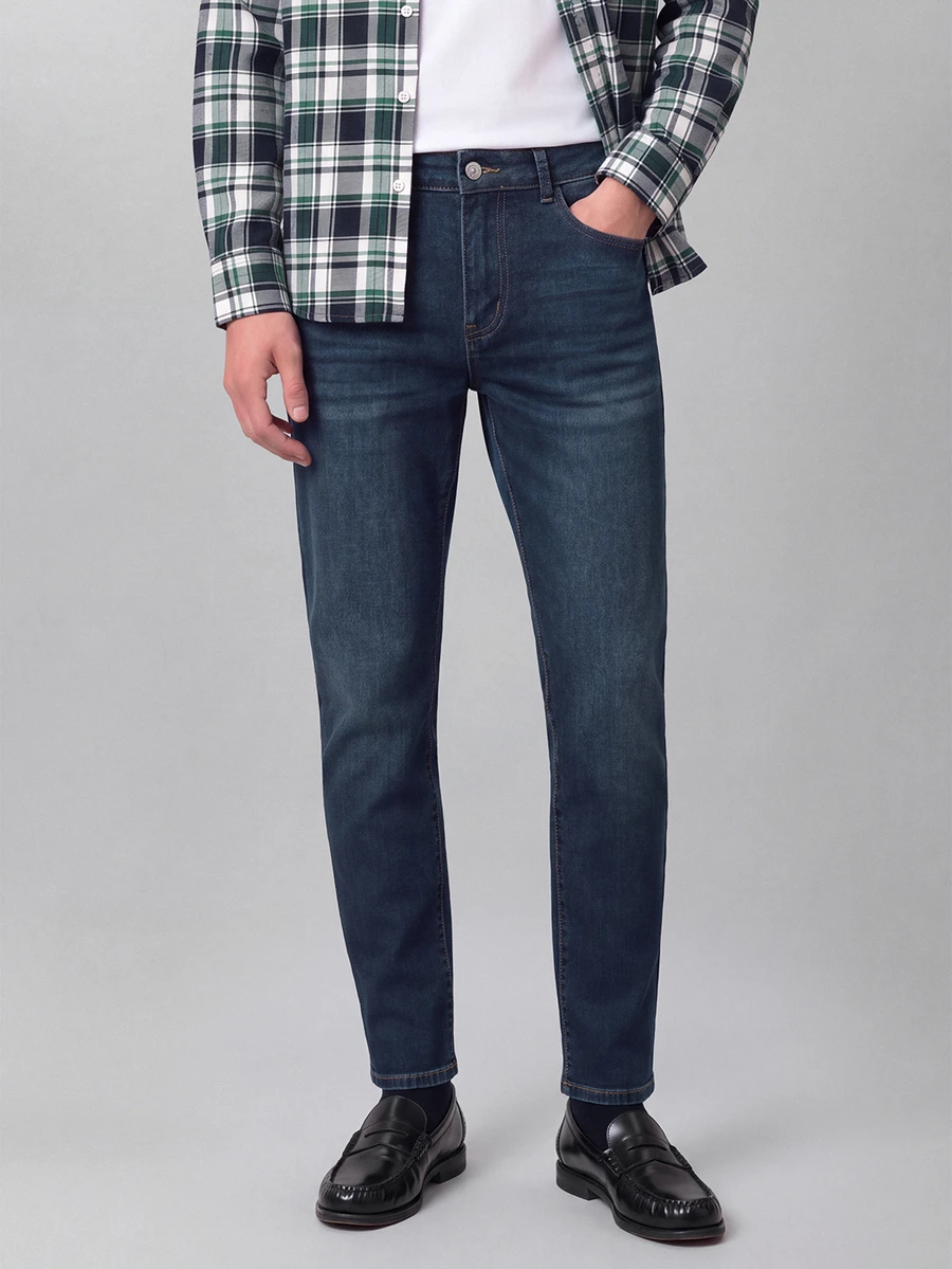 Colvenic Men's Casual Commute Denim Jeans With Pockets