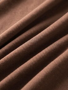 Solavon Women's Striped Colorblock Zip-Up Long Sleeve Sweatshirt And Solid Color Pants 2 Pieces Set - Brown - View 3