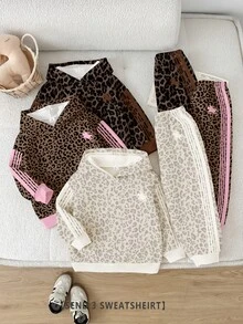 3PCS Young Girls Sweatshirts - Multicolor - View 1