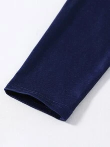 SHEIN 大童男孩卡通圖案長袖上衣與長褲休閒日常睡衣套裝 - 彩色 - 查看 6