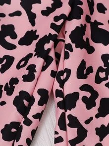 SHEIN 青少年女孩秋季套裝 3件組 復古可愛運動風 拉鍊連帽衫 寬鬆針織 休閒舒適 適合假期、上學、慢跑 粉色、淺粉色、米色 - 粉色 - 查看 5