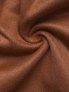LUMIGAL Women's Solid Color Pleated Fashion Vintage Summer Dress - Brown - View 6