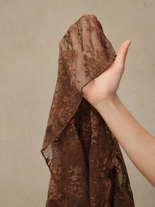 Anewsta Áo tay dài ren xuyên thấu gợi cảm màu trơn cho nữ - Nhiều màu - Xem 7