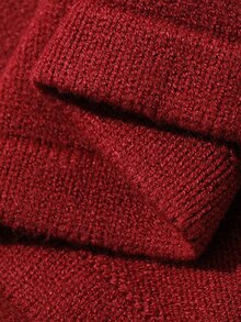 DAZY Women's Color Block Casual Daily Summer Dress - Burgundy - View 9
