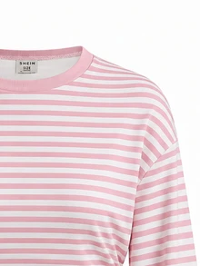 Tween Girls Sweatshirt, Waist Pleated Loose Casual Versatile Cartoon Pattern - Multicolor - View 3