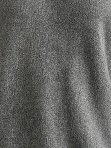SHEIN LUNE 女款純色單肩休閒日常穿著毛衣 - 灰色 - 查看 8
