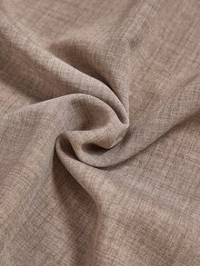 Miaspire Solid Color Long Sleeve Dress For Middle-Aged And Elderly Women - Khaki - View 6