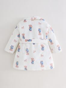 Cozy Pixies 新生兒休閒舒適可愛熊圖案居家服 秋冬款 - 彩色 - 查看 2