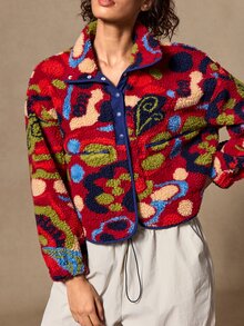 VARSIVA Women's Colorblock Casual Versatile Daily Travel Sports Jacket - Multicolor - View 1