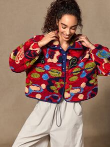 VARSIVA Women's Colorblock Casual Versatile Daily Travel Sports Jacket - Multicolor - View 3
