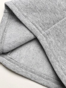 SHEIN Tween女孩2件組兒童保暖運動套裝，大廓形NYC城市印花衛衣與寬腿運動長褲，秋季返校休閒服飾 - 淺灰色 - 查看 11