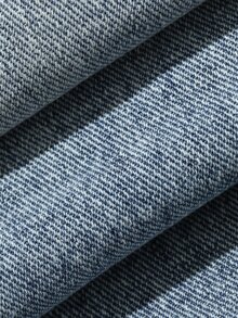 Dazy Plus Star Design Back Pocket Korean Style Washed Loose Fit Jeans All Season Versatile - Medium Wash - View 6