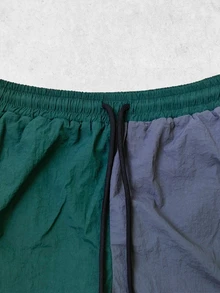 Acti Log Men's Elastic Waist Casual Daily Travel Sports Shorts - Multicolor - View 3