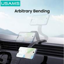 Car Mobile Phone Stand 2025 New Car Special Magnetic Navigation Multi-Functional Vehicle Support Frame Can Be Bent At Will Compatible With IPhone, Android Phone, Gift For Birthday, Family, Friends Car Accessories, Car Phone Holder