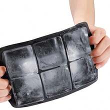 1pc Silicone Ice Cube Tray Mold, Home & Bar Ice Ball Maker With Lid' - Multicolor - View 5