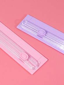 1 件 A3/A4 切纸机便携式照片切割机切纸机迷你圆角切纸器剪贴簿工具,返校,学校用品 - 彩色 - 查看 3