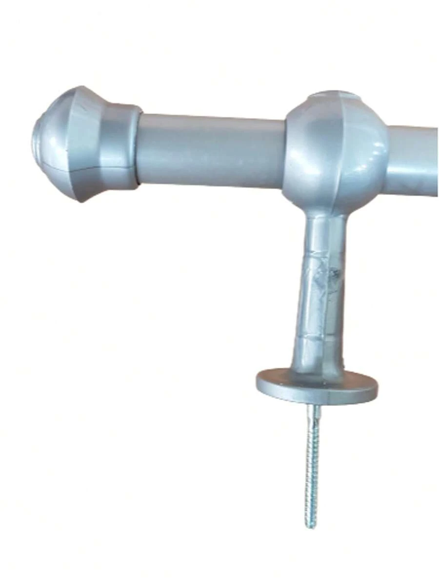 Wooden Rod Kit With 3.00 Meters Of 19 Mm (Medium) For Curtains - Silver - View 1