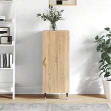 vidaXL Credenza Rovere Sonoma 34,5x34x90 Cm In Legno Multistrato - 棕色 - 查看 1