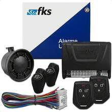 Alarme Automotivo Antifurto Bloqueio do Motor Trava Portas Completo Kit 2 Controles Linha Fi4t Palio Linea Fiorino Strada Uno Punto - Multicolorido - Visão 3