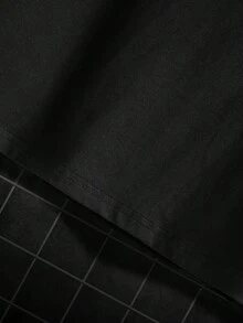 [Popular Choice] Stylish Casual Men's Letter Print T-Shirt - Men's Summer Graphic Pure Cottons T-Shirts - Crew Necked, Short-Sleeved, Soft, Comfortable, And Stylish | Flattering Solid Simple Tops - Black - View 8