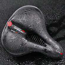 Sella per bicicletta, cuscino per sella da mountain bike, ammortizzante cavo, tipo palla cava, traspirante, universale - Sella per bicicletta, cuscino per sella da mountain bike, morbido silicone ispessito, universale con riflettente - Ciclo cavo, design traspirante, design a molla in gomma ammortizzante, bordo anteriore stretto e rotondo, nessuna usura della coscia, superficie in PU impermeabile e resistente all'usura