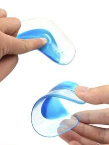 Bantalan Kaki Depan Silikon, Bantalan Metatarsal Perekat Sendiri, Sisipan Anti-Selip Ukuran Setengah, Bantalan Sepatu Hak Tinggi Lembut, Bantalan Pelindung Kaki, Unisex - Biru - View 7