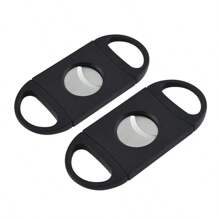 1/2Pcs Cortador de charutos de aço inoxidável Cortador de metal clássico Guilhotina Tesoura de charuto Presente Soco Faca de corte Acessório para charutos